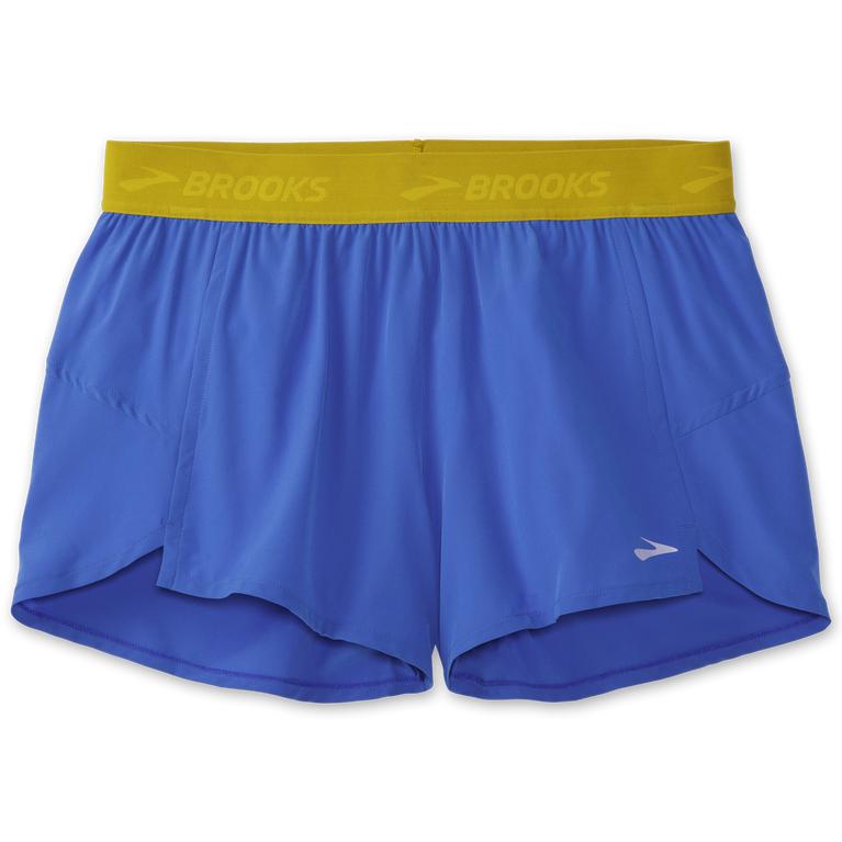 Brooks Women's Chaser 3 Running Shorts - Bluetiful/Golden Hour (GZJQ21370)